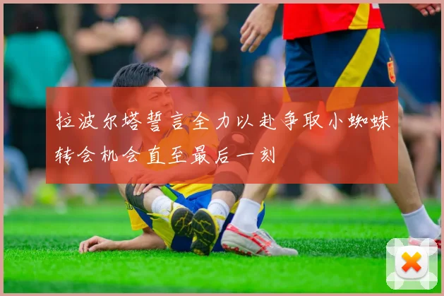 拉波尔塔誓言全力以赴争取小蜘蛛转会机会直至最后一刻